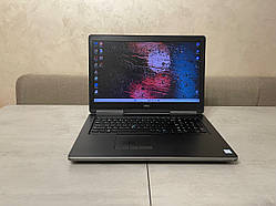 Ноутбук Dell Precision 7720, 17,3" HD+, i7-7820HQ, 16GB, 256GB+1TB, Nvidia 4GB