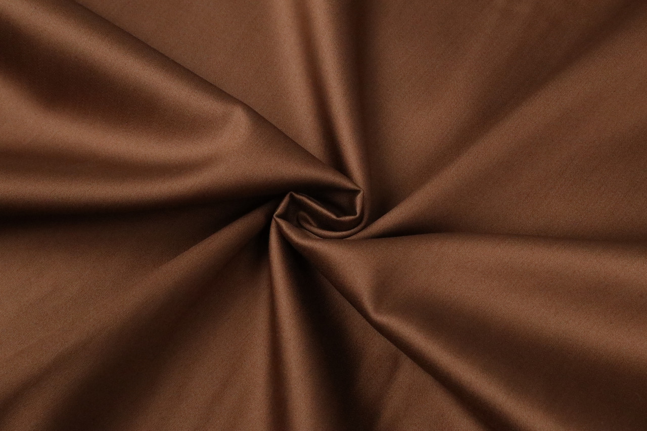 Сатин Шоколад, ширина 240 см, 100% бавовна преміум