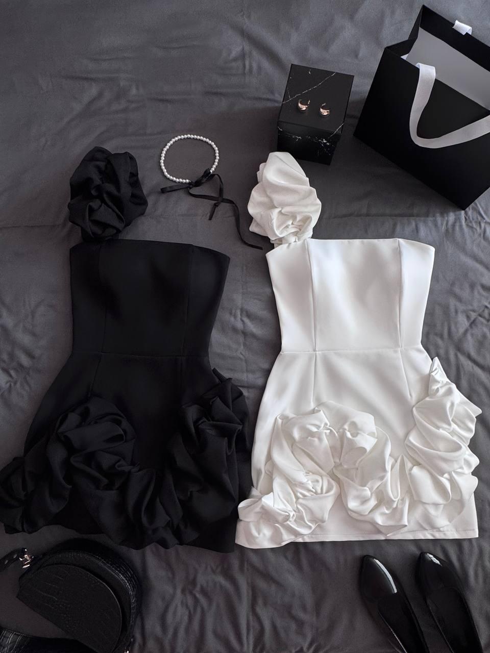 Сукня жіноча Модель: 1366-272 Колір: чорний, молоко, рожевий, фото 1