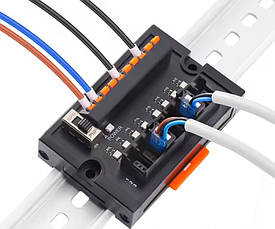 Клемний блок датчика ESTB-12M-3, розподільник сигналів датчиків, 12 каналів, фото 3