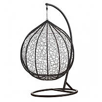 Підвісне крісло-гойдалка кокон Bonro 329 XL (чорно-сіре), фото 4