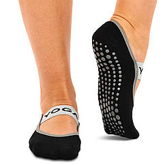 Шкарпетки для йоги із закритими пальцями нековзні SP-Sport 4908-1 розмір 36-41 Black
