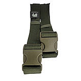 Поясний ремінь MARCK-MEN. Ремінь для штанів з регулюванням довжини.  Хакі, ХL, фото 3