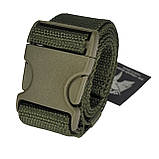 Поясний ремінь MARCK-MEN. Ремінь для штанів з регулюванням довжини.  Хакі, ХL, фото 2