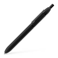 Ручка кулькова OttoHutt серії Design 03 Ballpoint Pen Frosted Black PVD black, корпус чорний, 943104