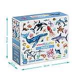 Пазл Монтесорі Dodo Океанічні тварини 200 елементів, фото 5