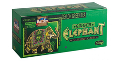 Чай зелений цейлонський з м’ятою у пірамідках Battler Green Elephant 20 шт