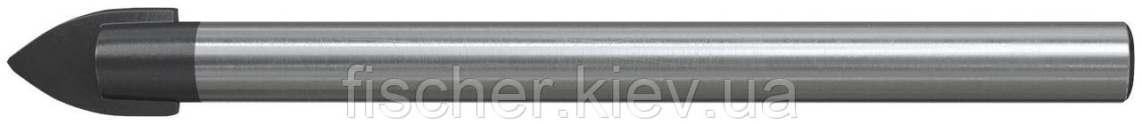 Свердло твердосплавне по склу і керамічній плитці D-GT 10,0X15/100