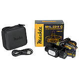 Ліхтар налобний світлодіодний Mächtz MHL-2211 G, акумуляторний ліхтрик, 10 режимів, фото 10