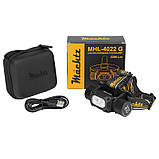 Ліхтар налобний світлодіодний Mächtz MHL-4022 G, акумуляторний ліхтрик, 10 режимів, фото 10