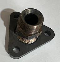 Патрубок зливний розподільника ЮМЗ, МТЗ 40-4607016 ( з зовнішньою різьбою М22*1,5 , прямий (стальний)