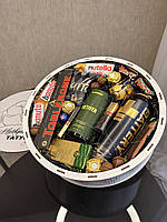 Подарунковий чоловічий бокс “Найкращий тато у світі” | Набір солодощів і догляду для чоловіка