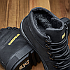 Зимові чоловічі шкіряні черевики, кросівки чорні утеплені з натуральної шкіри на хутрі на зиму для чоловіків, розмір 40-45, фото 8