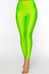 Дитячі спортивні лосини для спорту та гімнастики еластикові САЛАТОВИЙ