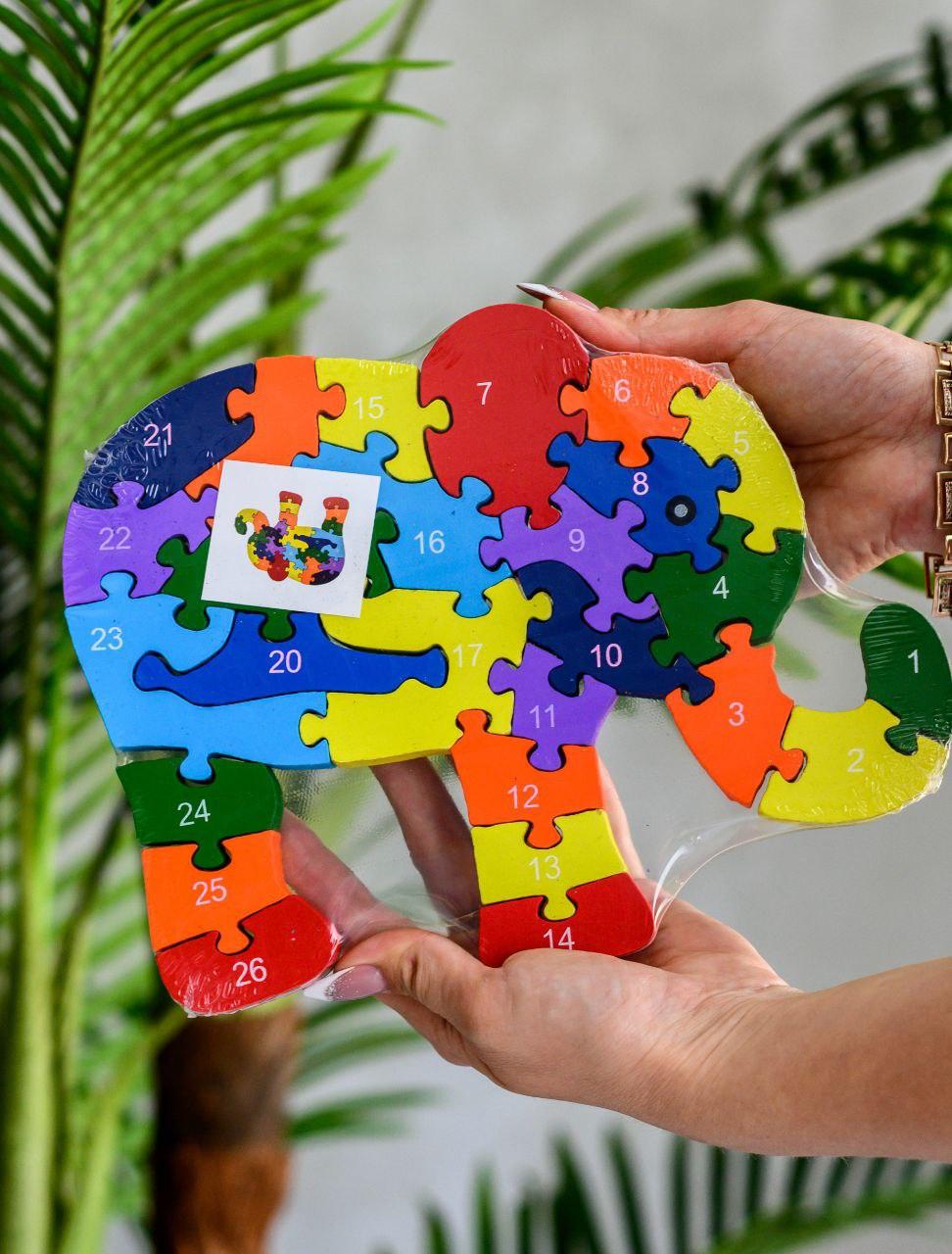 Дитячі дерев'яні пазли різні види, великий асортимент