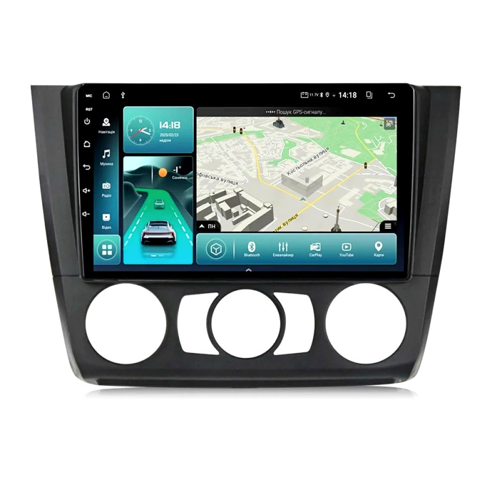 Штатна магнітола андроїд BMW-E46 Series 1 2004-12, Автомагнітола 2 дин 2/32, штатний головний пристрій ауді, фото 1