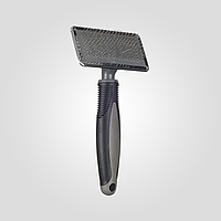 Щітка-пуходерка Flamingo Comfort для собак, розмір М 16,5Х9см