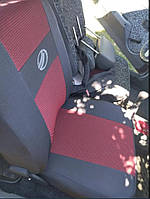 Автомобильные чехлы авточехлы салона на сиденья ЗАЗ Таврия Nika красные 87- ZAZ Tavria 3