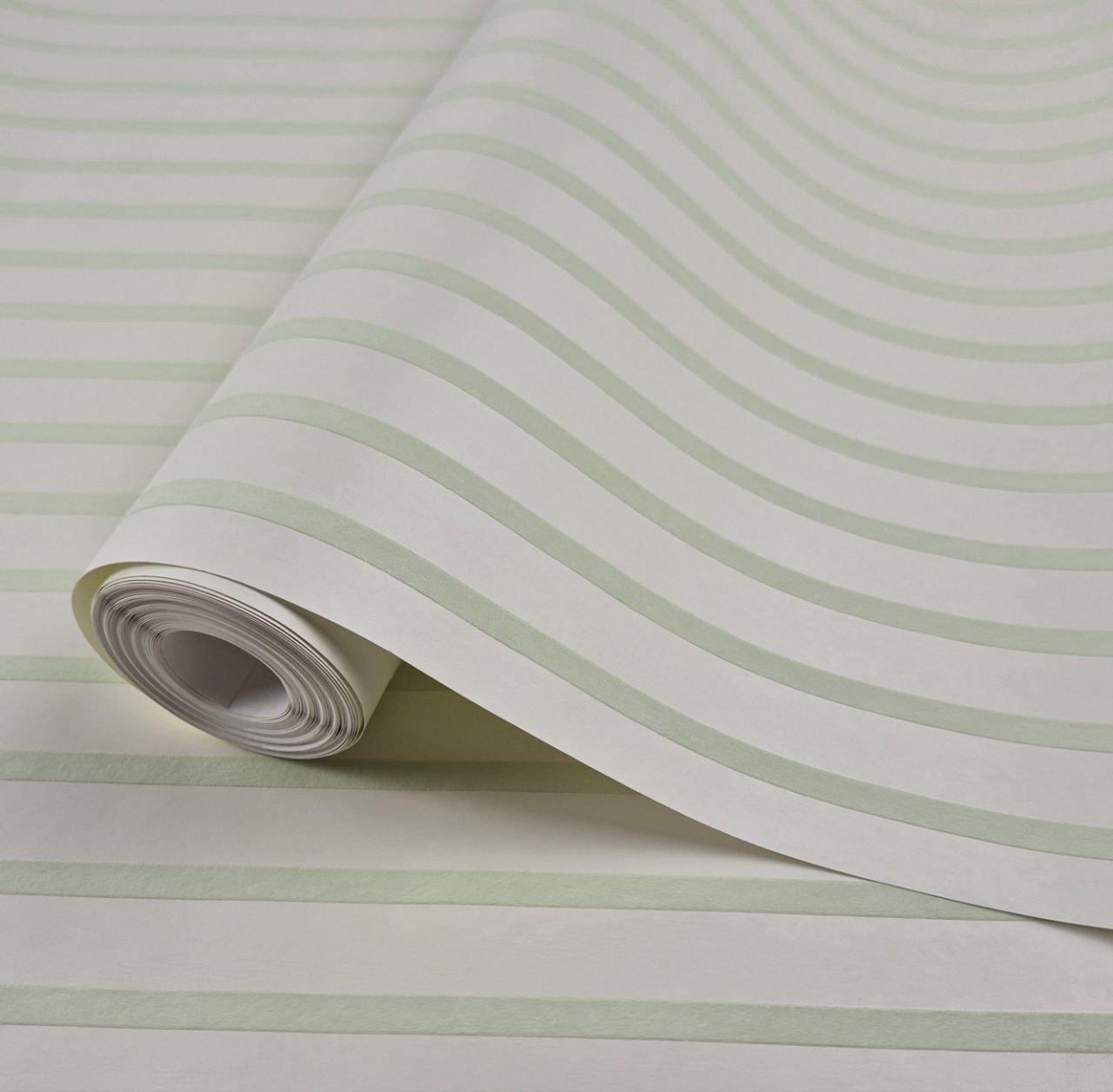 Шпалери вінілові на флізеліні 0.53 × 10.05 м Marburg 71631, молочно-салатові, світлі, для спальні, вітальні, кухні, фото 1