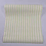 Шпалери вінілові на флізеліні 0.53 × 10.05 м Marburg 71631, молочно-салатові, світлі, для спальні, вітальні, кухні, фото 2