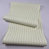 Шпалери вінілові на флізеліні 0.53 × 10.05 м Marburg 71631, молочно-салатові, світлі, для спальні, вітальні, кухні, фото 3