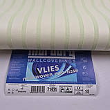Шпалери вінілові на флізеліні 0.53 × 10.05 м Marburg 71631, молочно-салатові, світлі, для спальні, вітальні, кухні, фото 6