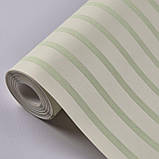 Шпалери вінілові на флізеліні 0.53 × 10.05 м Marburg 71631, молочно-салатові, світлі, для спальні, вітальні, кухні, фото 5