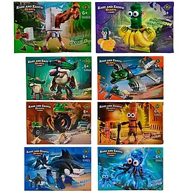 Конструктор блочный Brainrot 52022, 8 видов