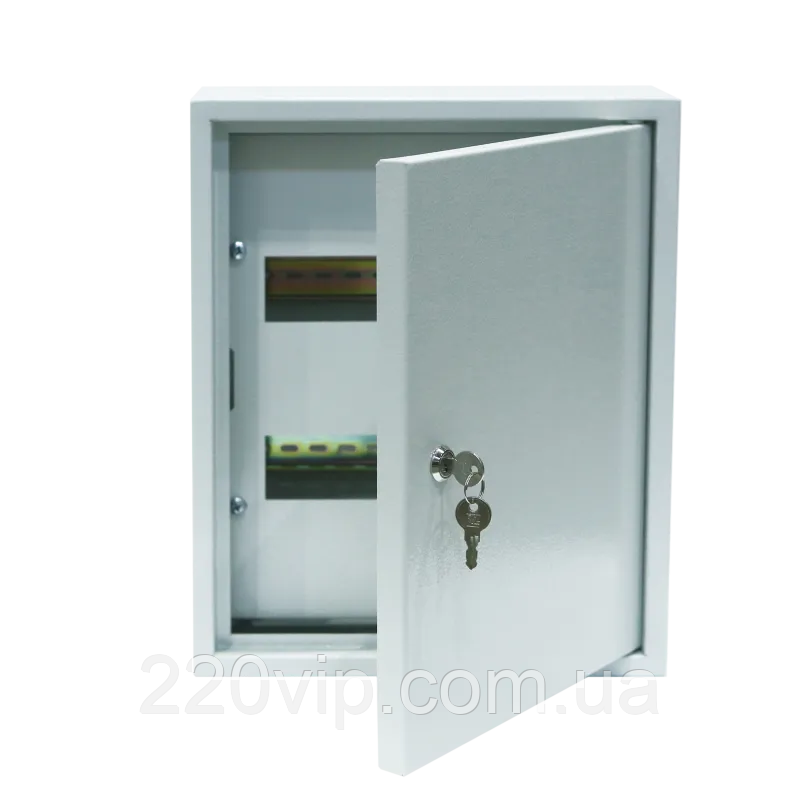 Щит металевий 24 модулів UEC, ЩРн-24, MKM14-N-24-31-U, корпус розподільний, зовнішній, бокс, фото 1