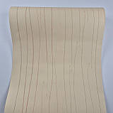 Шпалери вінілові на флізеліні 0.53 × 10 м Marburg 63229, бежеві, універсальні для спальні, вітальні, коридору, фото 2