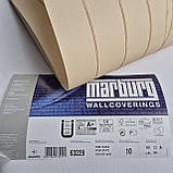 Шпалери вінілові на флізеліні 0.53 × 10 м Marburg 63229, бежеві, універсальні для спальні, вітальні, коридору, фото 5