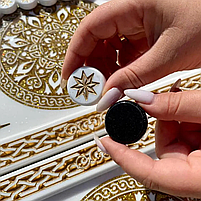 Нарди із білого акрилового каменю Орнамент 58×28×5см, фото 3