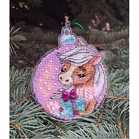 Набір для вишивання хрестиком ТМ Шаменко Наталія Ялинкова іграшка Подарунок НШ-00085