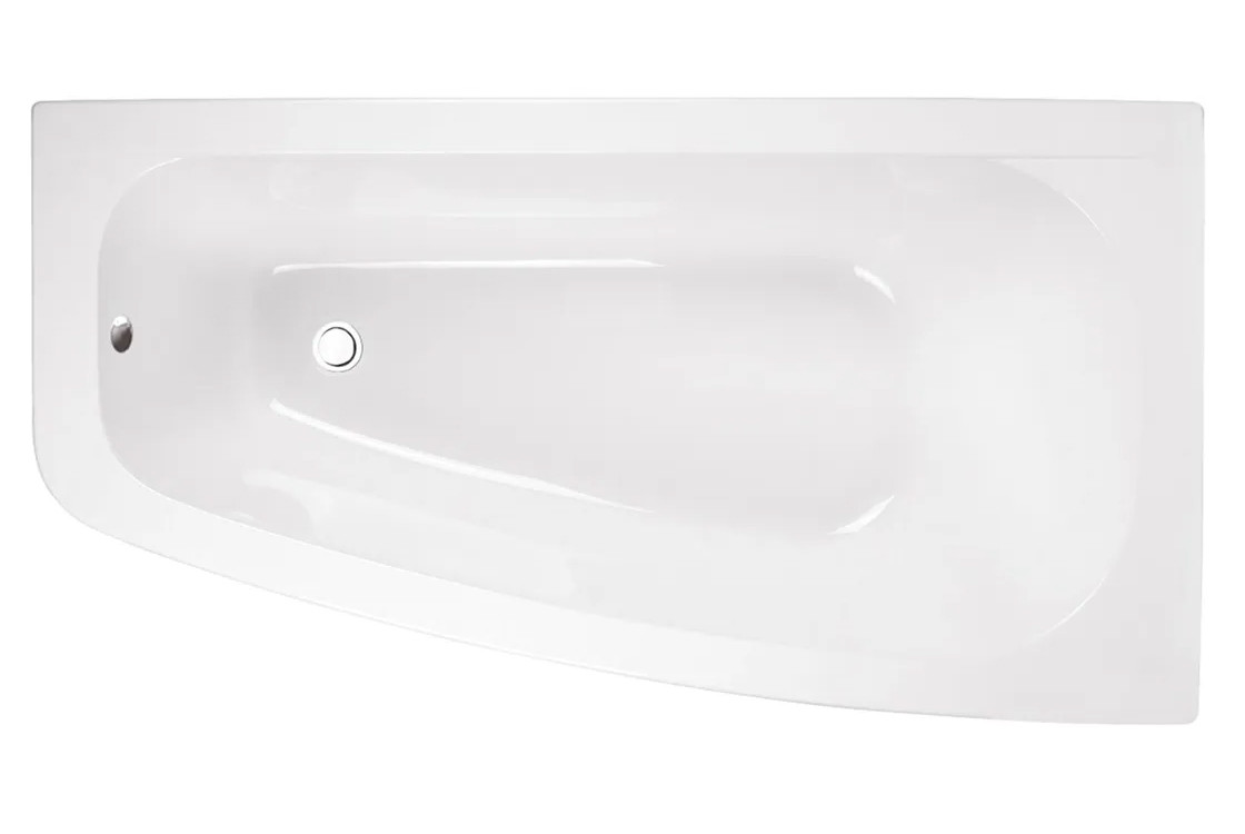 Ванна акрилова LUNA 150Х80 БЕСКО  ПРАВОБІЧНА