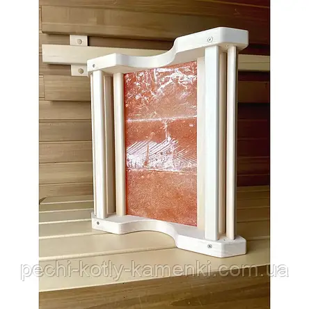 Огорожа світильника сольова кутова Tesli Amber для лазні та сауни, фото 2