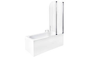 Шторка для ванн AMBITION - 2 80.5x140 BESCO двостулкові