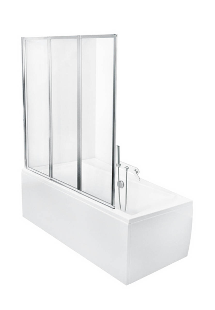 Шторка для ванн AMBITION PREMIUM 3 130x140 BESCO трехстворчатая