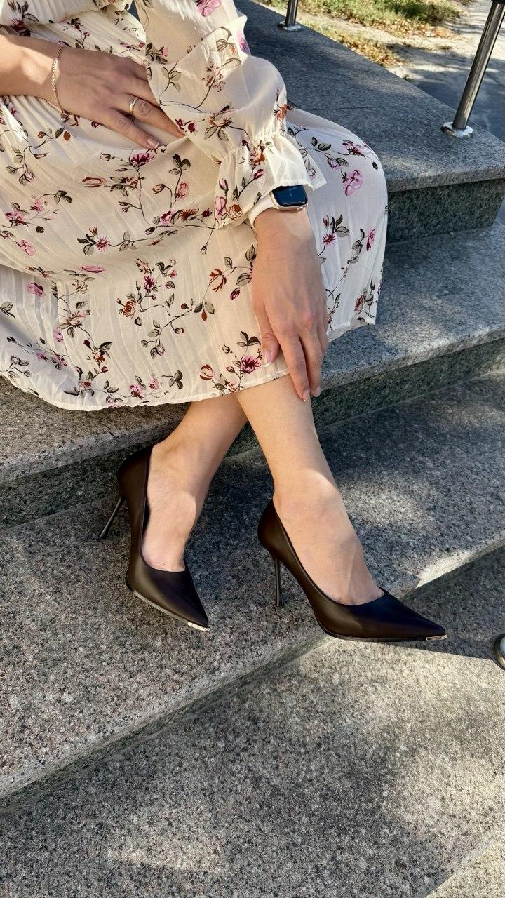 Туфлі жіночі,коричневі, фото 1