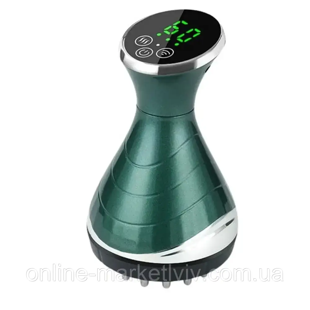 Інфрачервоний масажер від целюліту з маслом для масажу LY-812, Зелений / Мікрострумовий масажер для тіла, фото 1