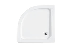 Душовий півкруглий акриловий піддон ALEX 70х70х4 BESCO