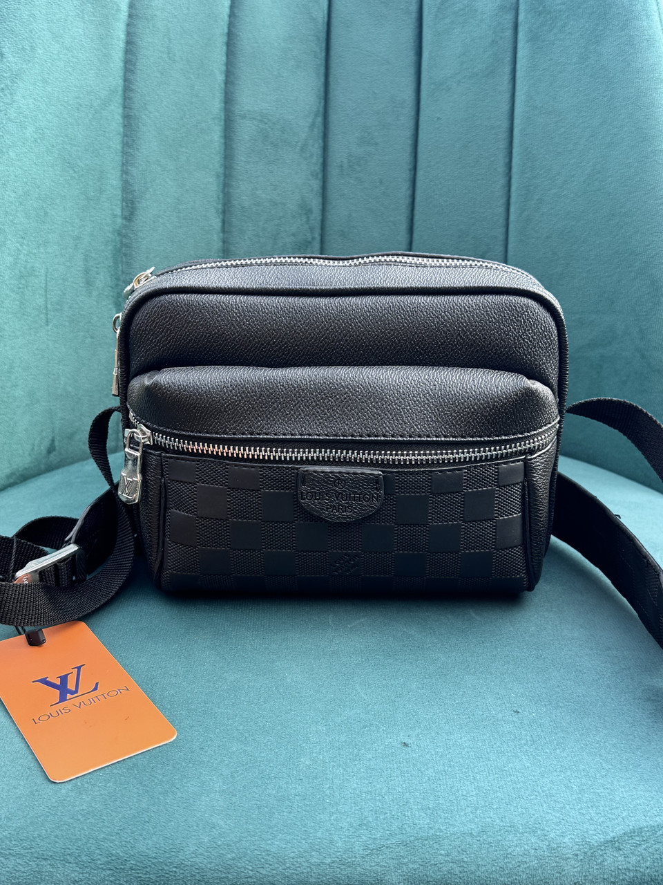 Сумка чоловіча, барсетка чоловіча L0uis Vuiton, сумка через плече, сумка для чоловіків, фото 1