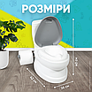 Горщик дитячий інтерактивний унітаз для дітей ігровий із підсвічуванням та звуковими ефектами, фото 8