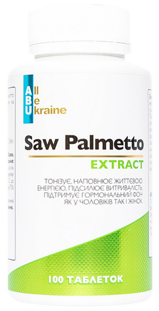 З пальметто ABU Saw Palmetto Extract 100 таб