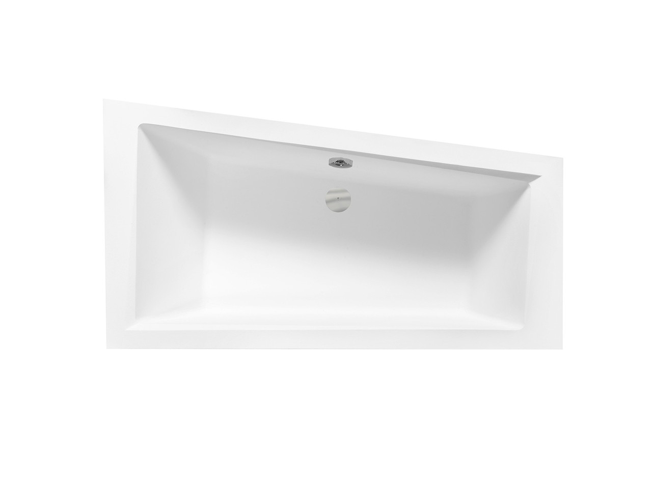 Ванна акрилова INTIMA 150x85 Ліва (соло) без ніг