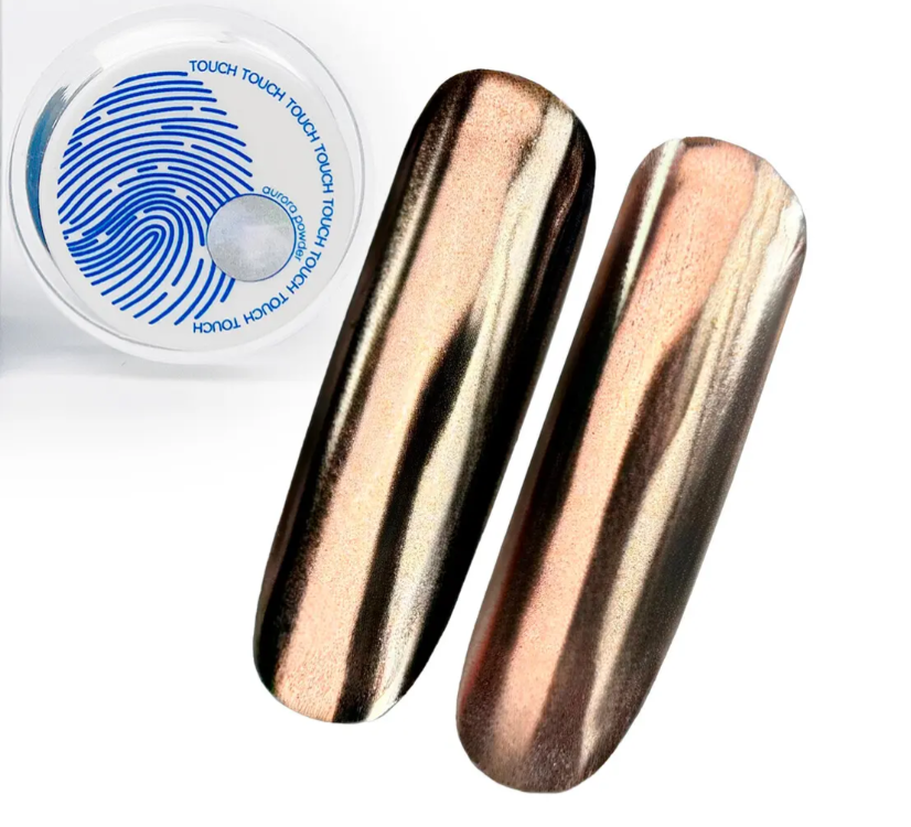 Втирка для манікюру Touch Aurora Powder No14, 5 мл, фото 1