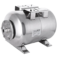 Гідроакумулятор для насосних станцій Grandfar GFC24S горизонтальний, корпус із неірж. сталі (24 л)