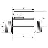 Кран "міні" ШШ 1/2" (NF.430) Nolf (NF2970), фото 2