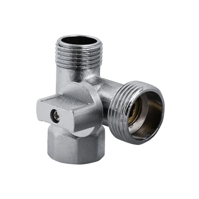 Кран для під'єднання сантехприладів 1/2Mx3/4Mx1/2F (NF.1110) Nolf (NF2971), фото 1