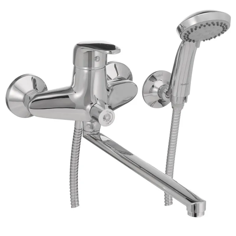 Змішувач для ванни Haiba Magic 006 з чорною ручкою (HB0674), фото 1