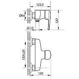 Змішувач для душу Zerix GIT-A 183 (ZX0158), фото 2